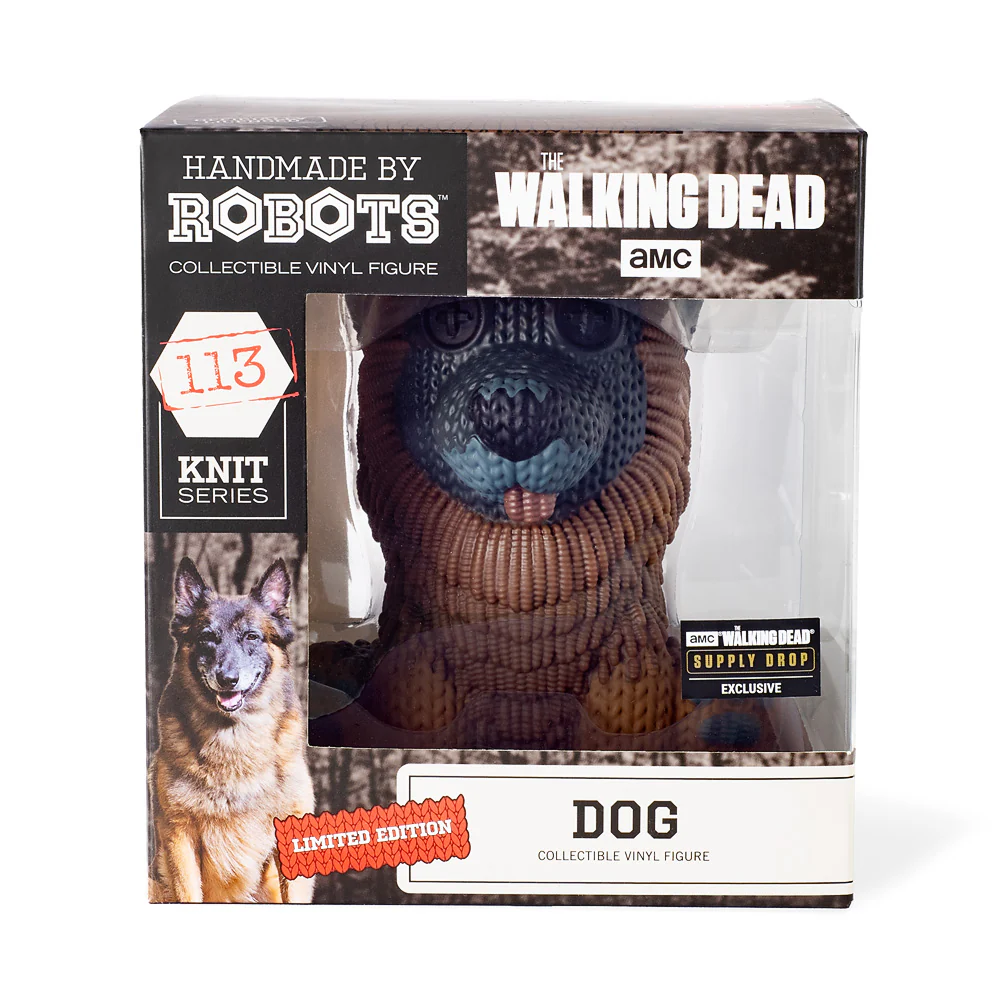 The Walking Dead Exclusive Handmade By Robots Dog Figure - Image 4