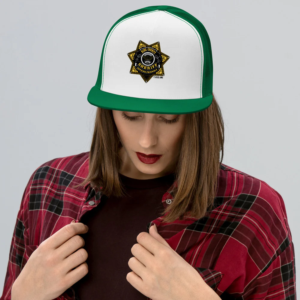 The Walking Dead 15th Anniversary Badge Trucker Hat - Image 7
