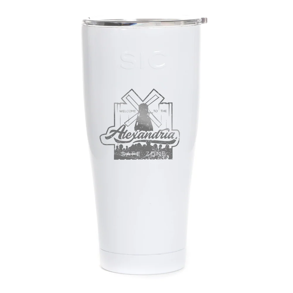 The Walking Dead Alexandria Laser Engraved SIC Tumbler - Image 4