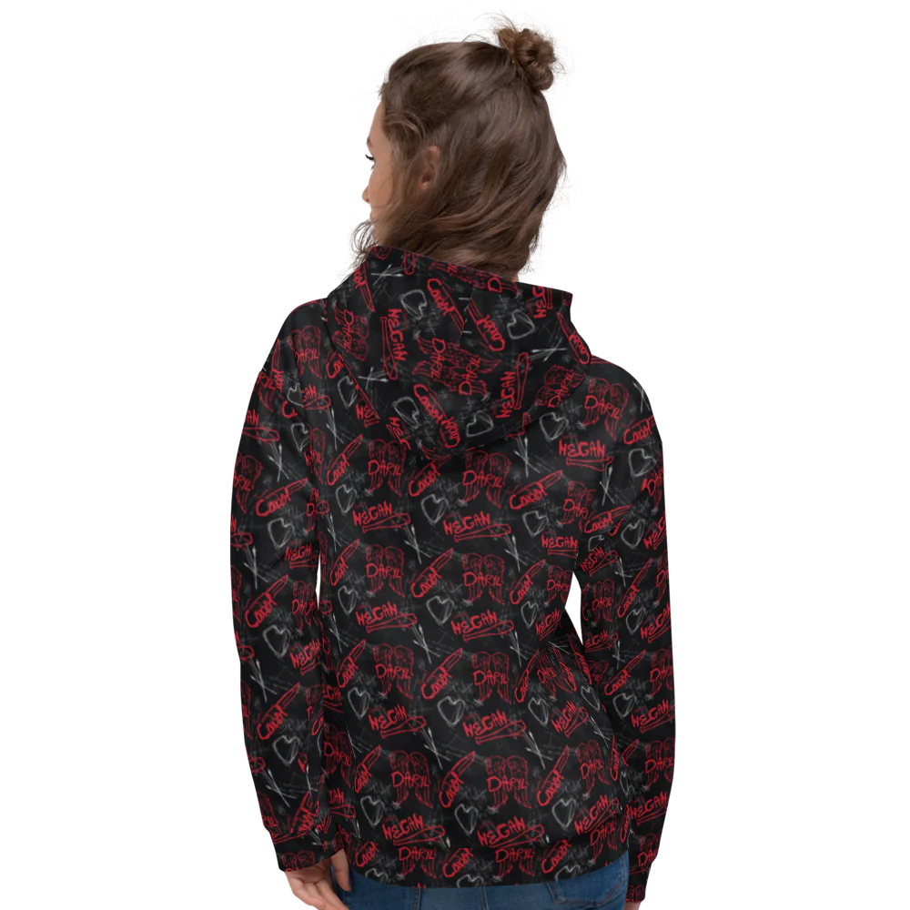 The Walking Dead Edge All-Over Print Adult Hooded Sweatshirt - Image 5