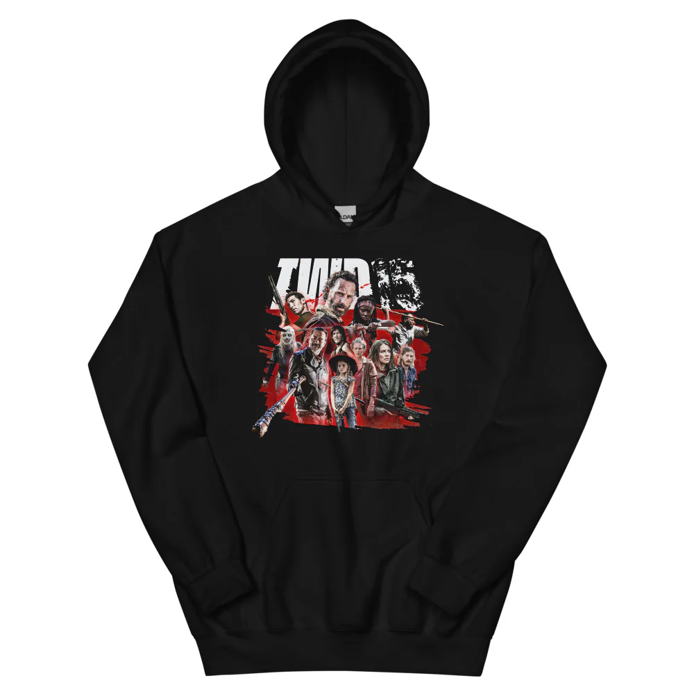 The Walking Dead Hoodie 15th Anniversary Character Mashup