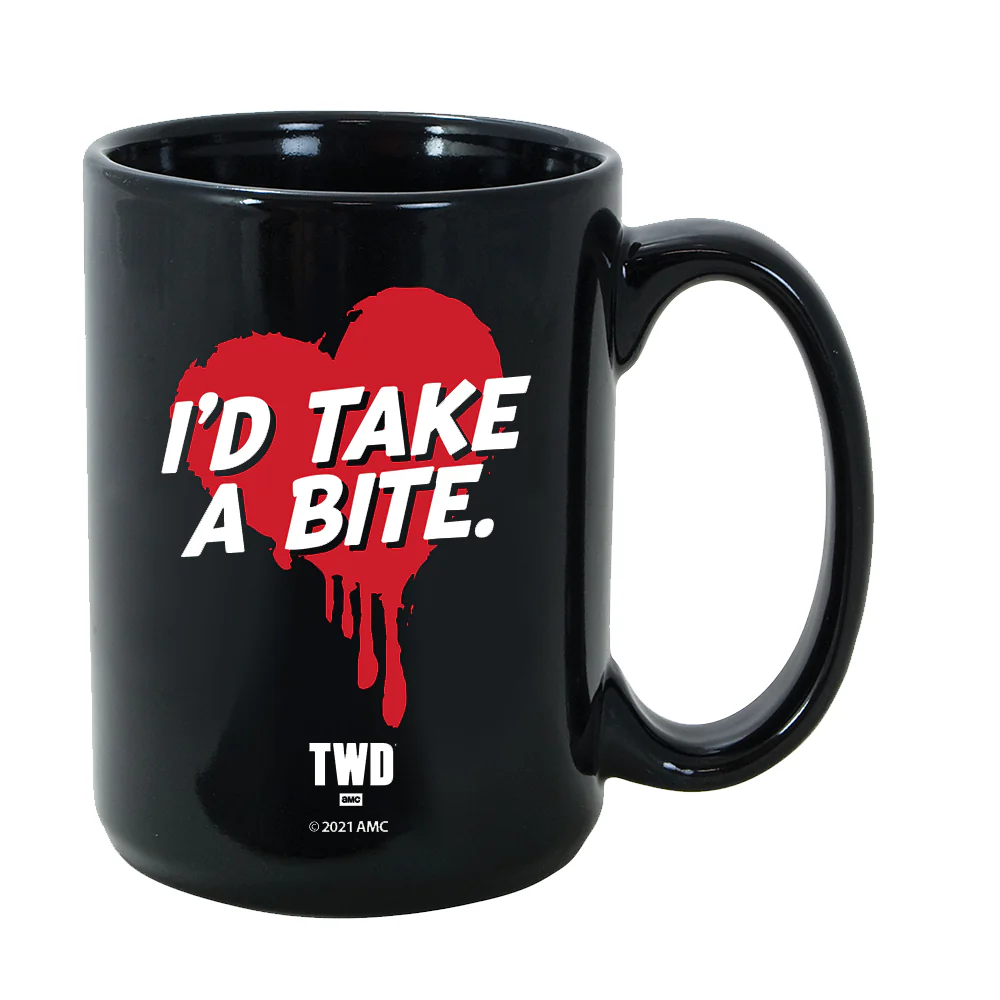 The Walking Dead I'd Take A Bite Black Mug - Image 4