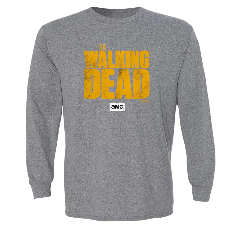 The Walking Dead Logo Adult Long Sleeve T-Shirt - Image 4