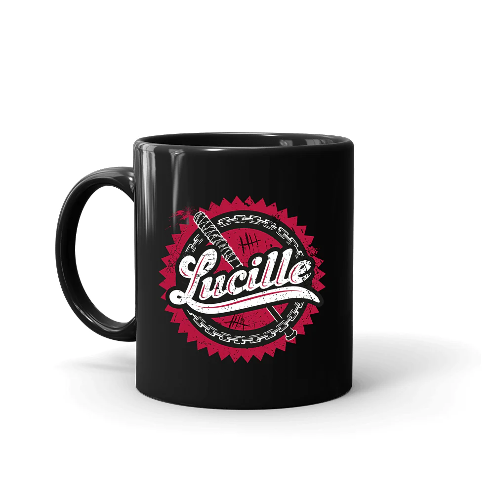 The Walking Dead Lucille Black Mug - Image 4