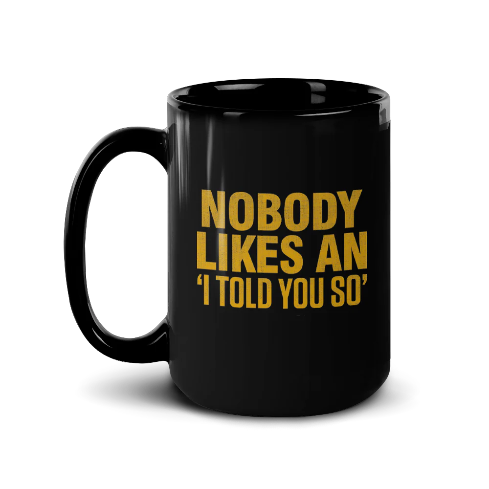 The Walking Dead Negan Told You So Black Mug - Image 3