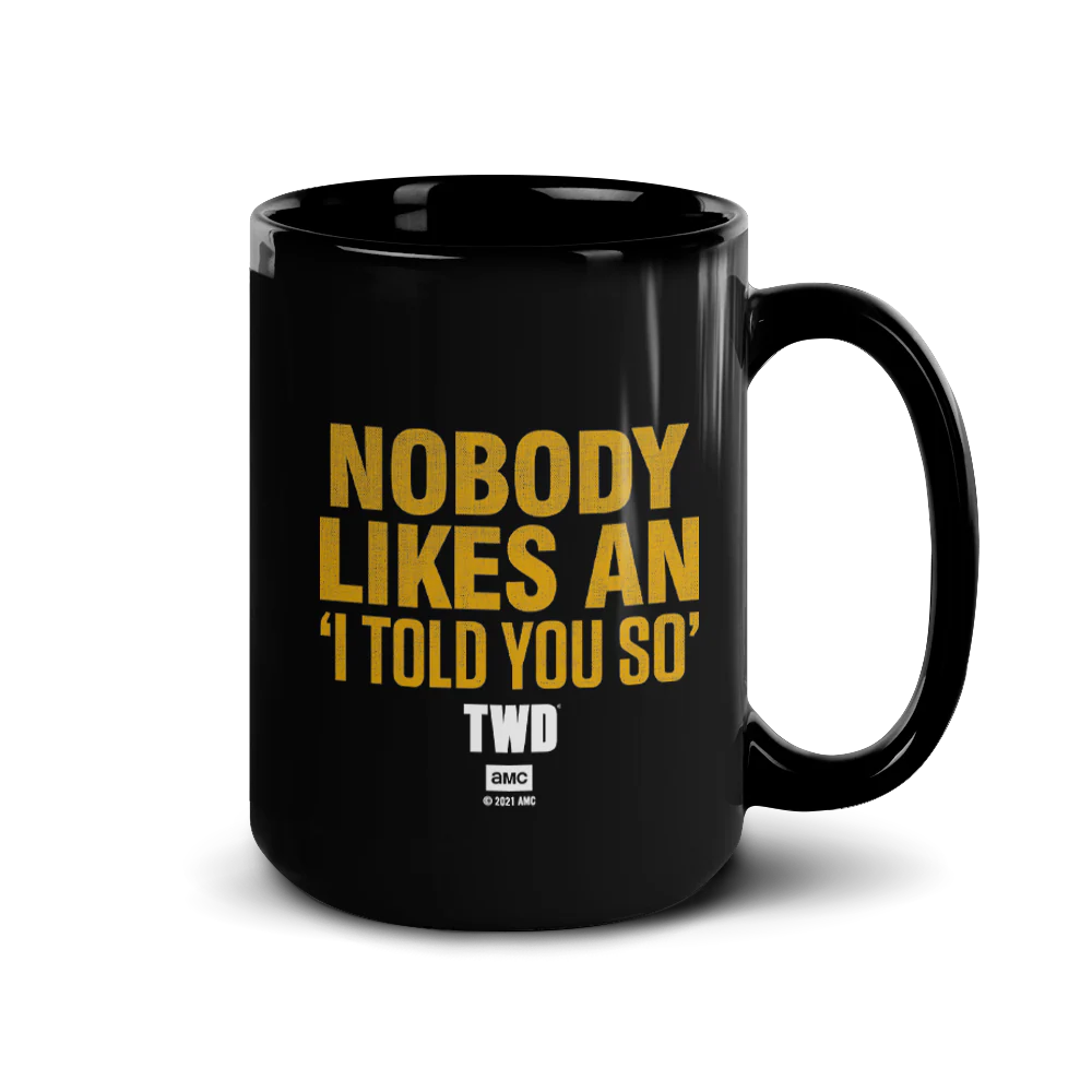 The Walking Dead Negan Told You So Black Mug - Image 4
