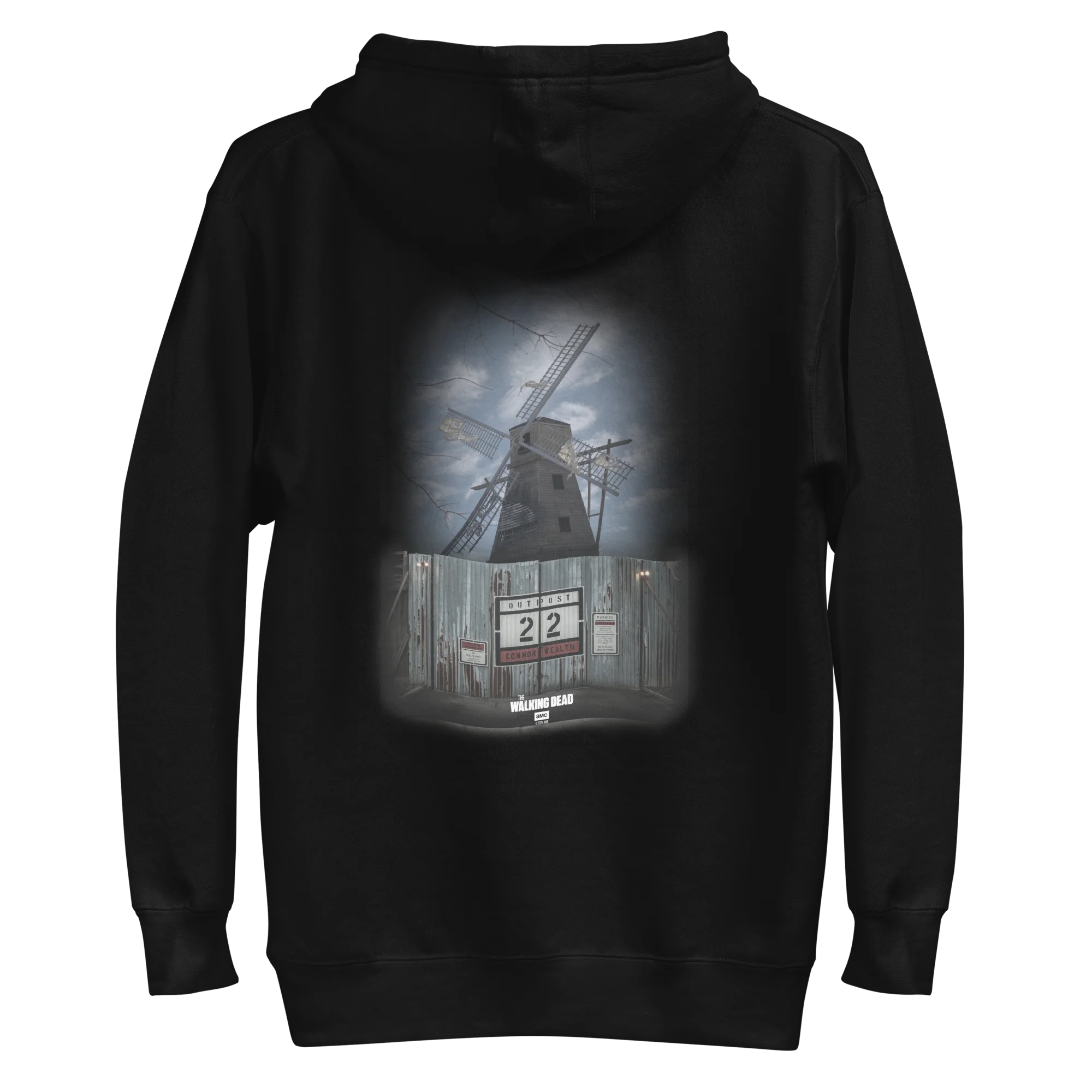 The Walking Dead Outpost 22 Unisex Premium Hoodie - Image 3