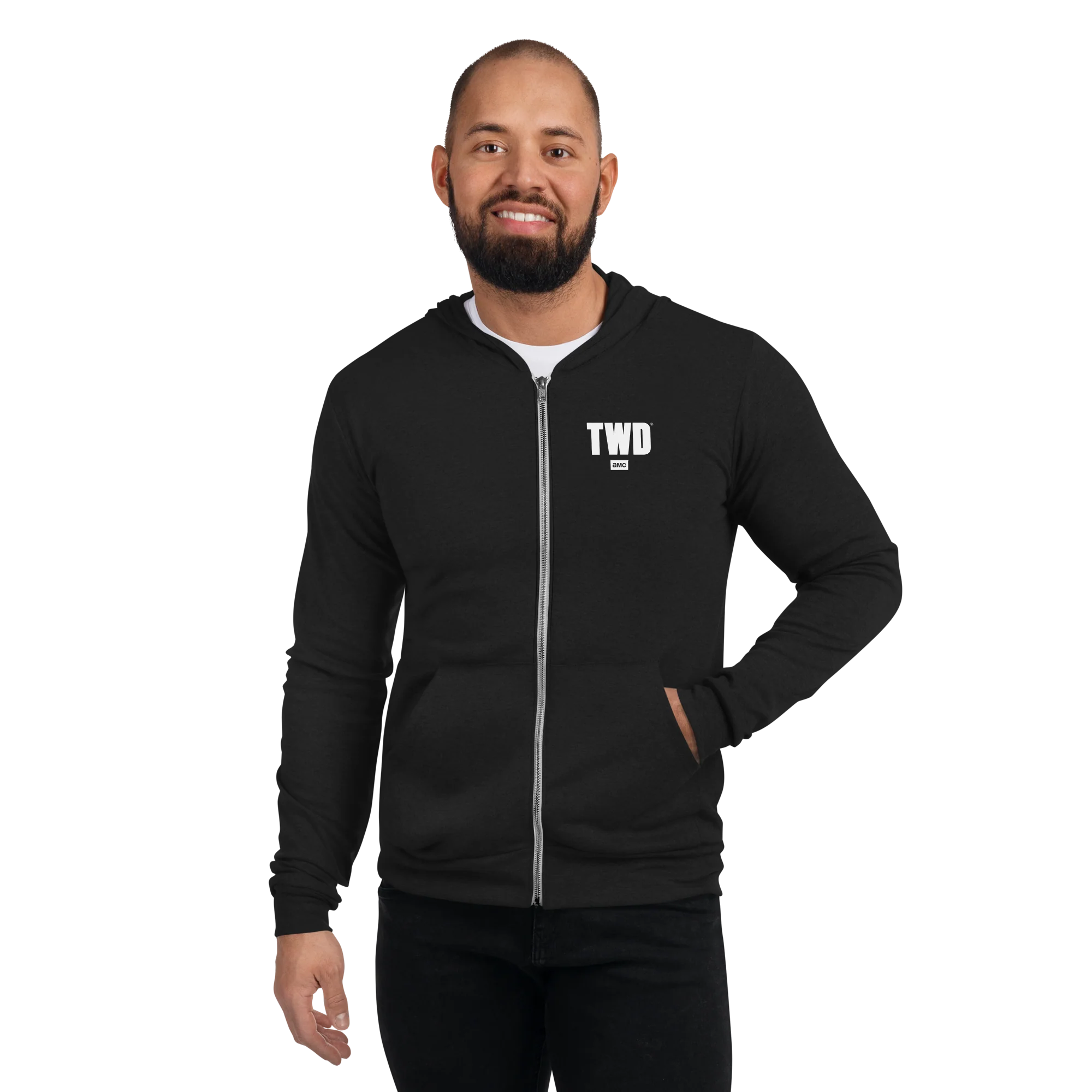 The Walking Dead Skull Zip Up Hoodie - Image 3