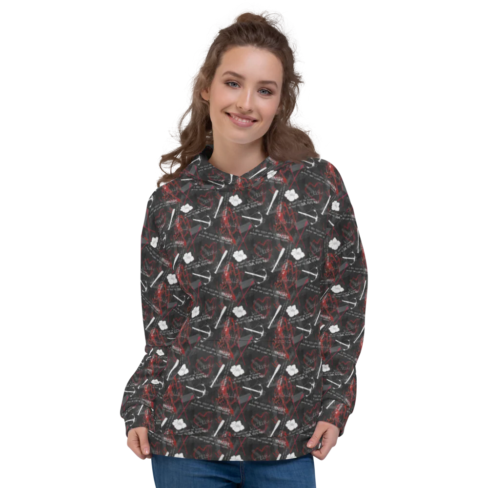 The Walking Dead Survival All-Over Print Adult Hooded Sweatshirt - Image 3
