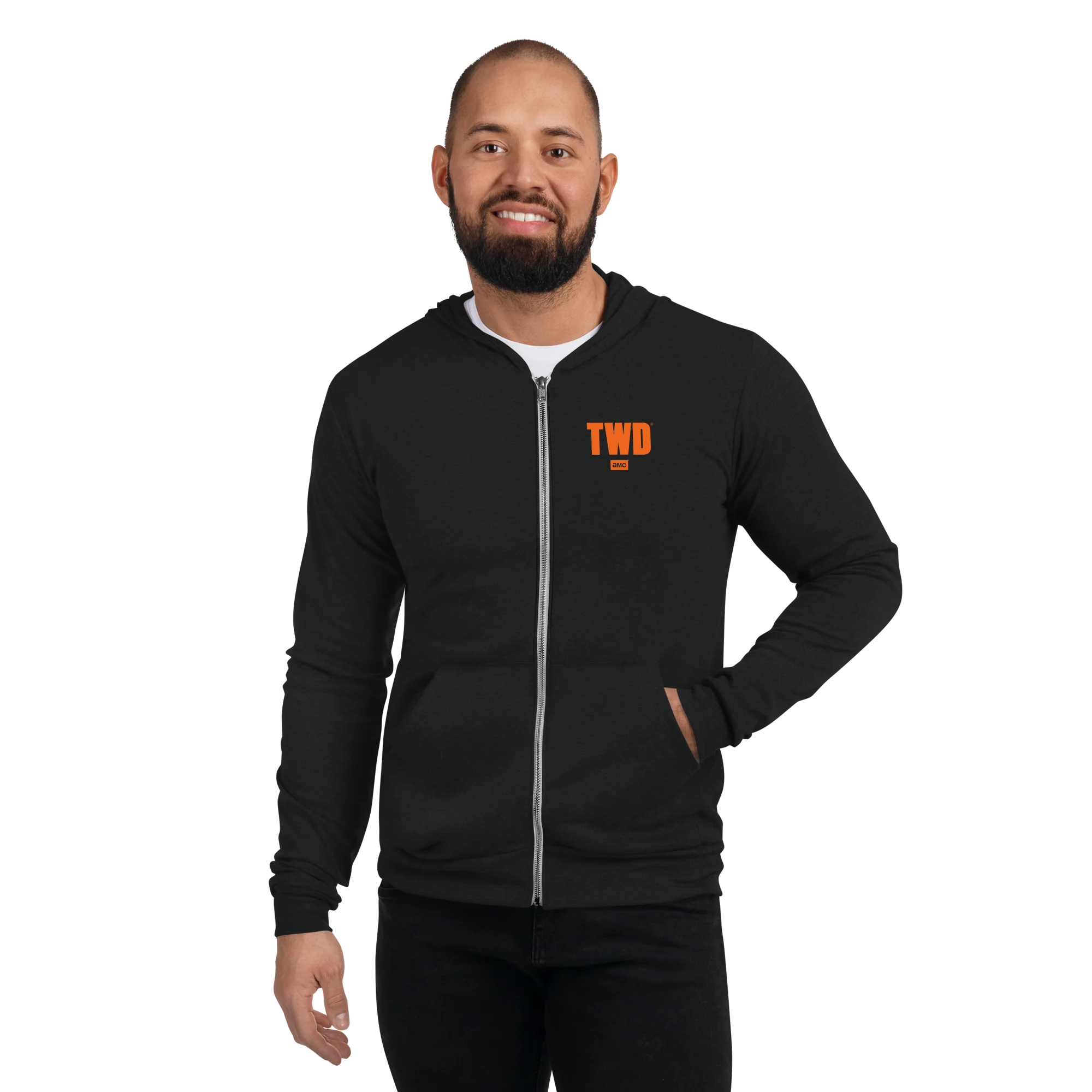 The Walking Dead Three Circle Entity Zip Up Hoodie - Image 3