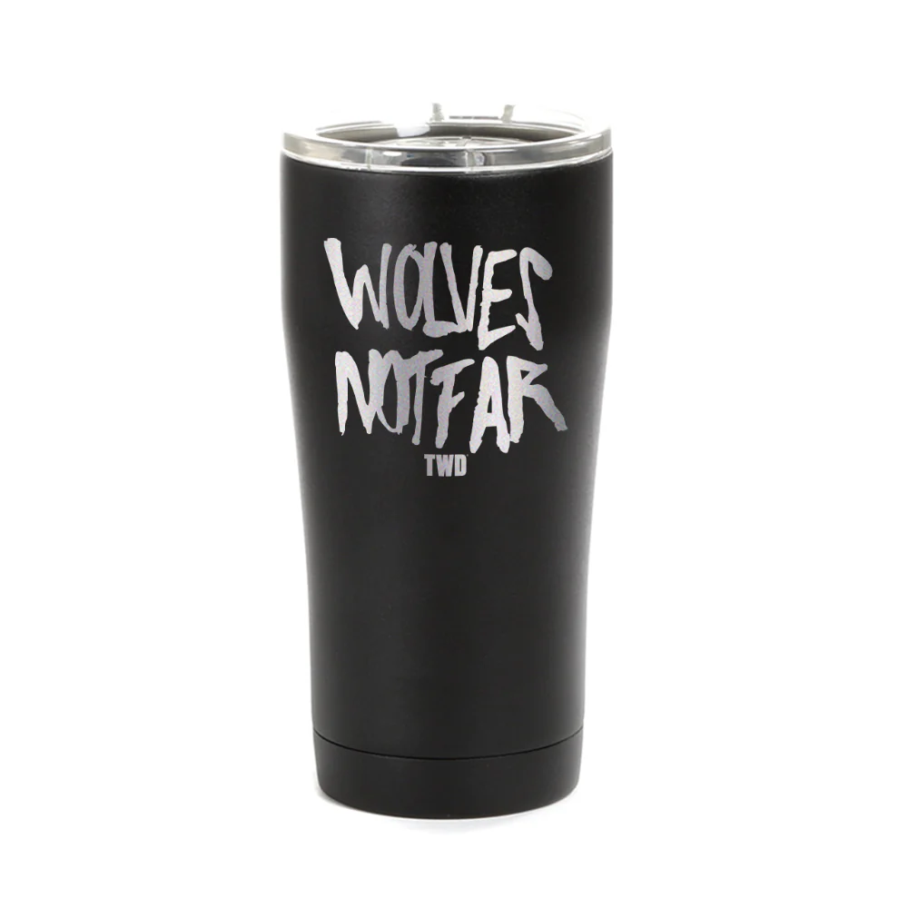 The Walking Dead Wolves Not Far Laser Engraved Tumbler - Image 3